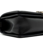 CHANEL MEDIUM BOY BAG CAVIAR BLACK RUTHENIUM SILVER HARDWARE(MICROCHIP)
