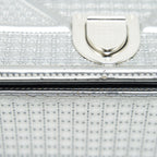 DIOR MEDIUM DIORMA METALLIC SILVER WITH SHW