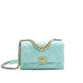 CHANEL SMALL 19 BAG ICE BLUE