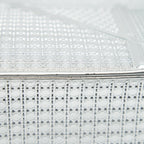 DIOR MEDIUM DIORMA METALLIC SILVER WITH SHW