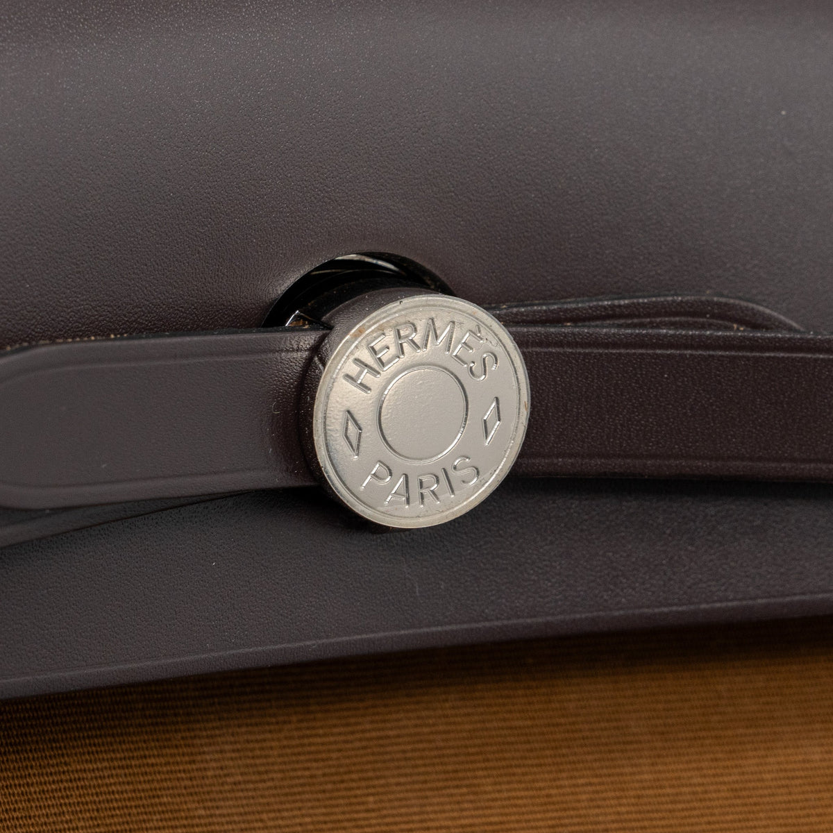 HERMES HERBAG 31 Berline/Vache Hunter Alezan/Ebene SHW
