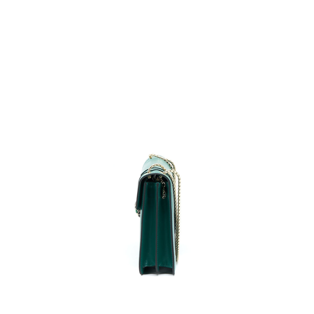 BVLGARI SERPENTI FOREVER SHOULDER BAG GREEN