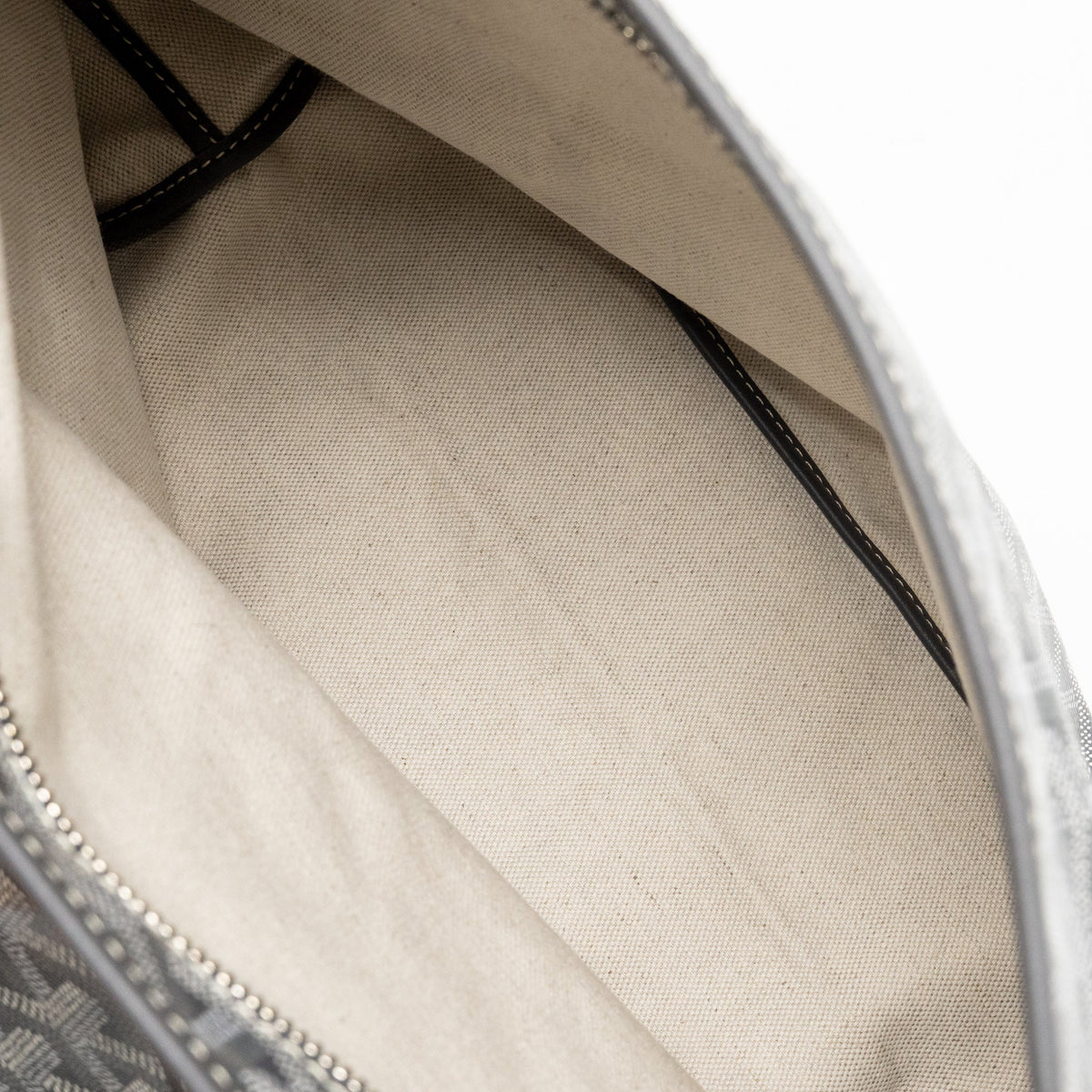 Goyard Hobo Boheme PM Goyard Lucky Clover Goyardine Canvas/Chevroches Calfskin Grey/Light Pink SHW
