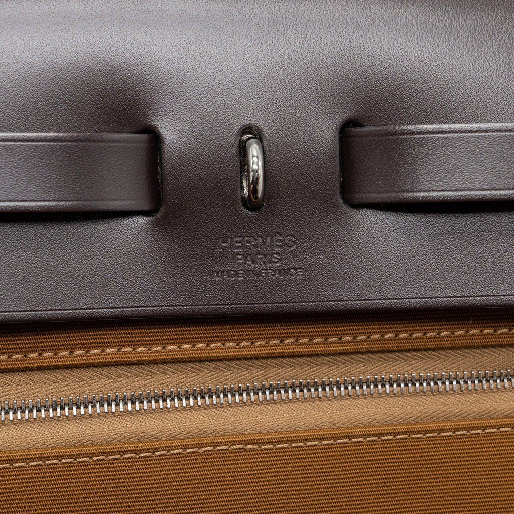 HERMES HERBAG 31 Berline/Vache Hunter Alezan/Ebene SHW