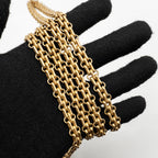 CHANEL MINI 2.55 REISSUE WALLET ON CHAIN AGED CALFSKIN BLACK GHW(MICROCHIP)