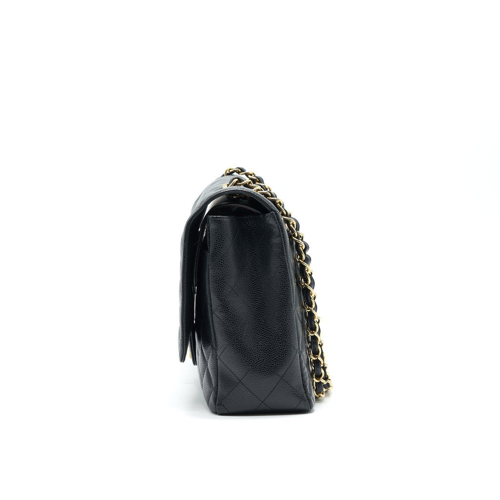 CHANEL CAVIAR MAXI IN BLACK GHW