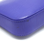 LOUIS VUITTON VINTAGE POCHETTE ACCESSORIES EPI LEATHER PURPLE
