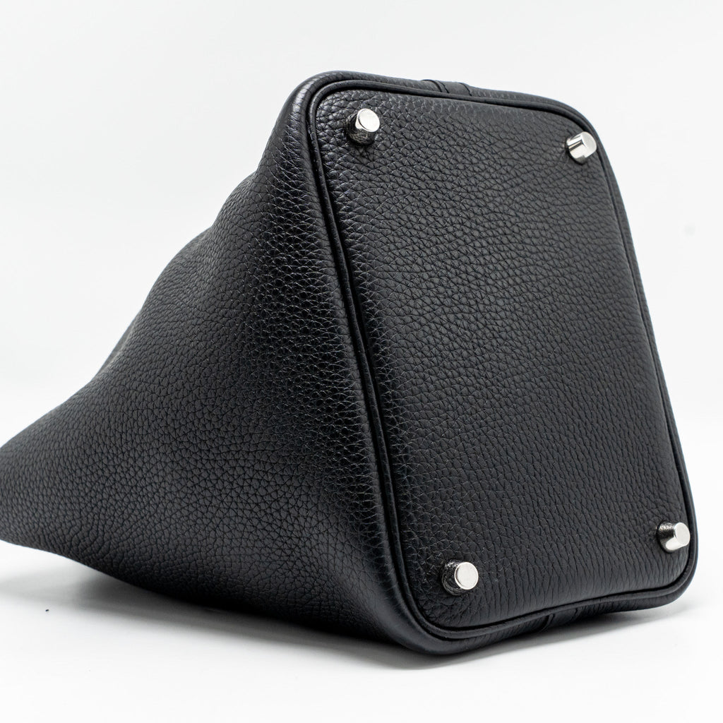 Hermes Picotin 18 Lock Bag Clemence Black SHW