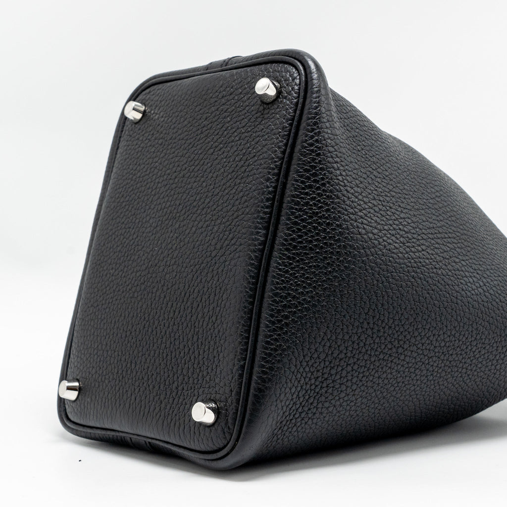 Hermes Picotin 18 Lock Bag Clemence Black SHW