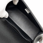 CHANEL SMALL BOY BAG CAVIAR BLACK RUTHENIUM SHW (MICROCHIP)
