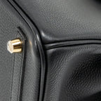 Hermes birkin 25 togo black GHW