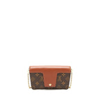 LOUIS VUITTON PADLOCK ON STRAP MONOGRAM CARAMEL GHW