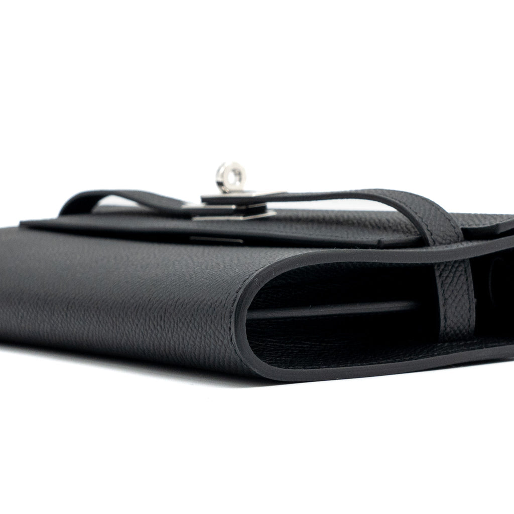 Hermes Classic Kelly To Go Epsom Black SHW