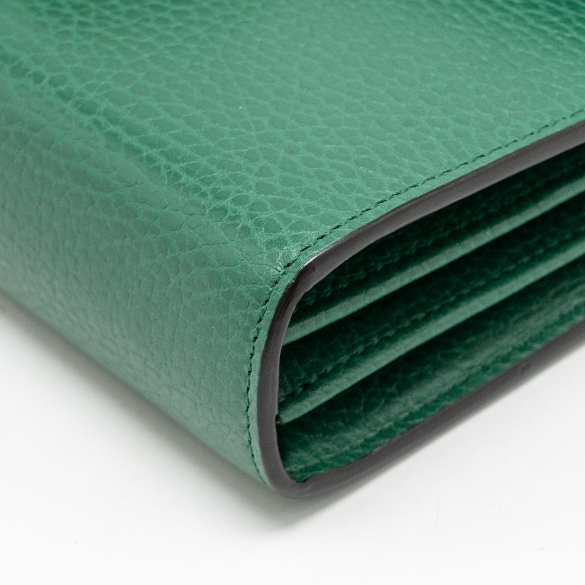 GUCCI MINI DIONYSUS WALLET ON CHAIN CALFSKIN GREEN MULTICOLOUR HARDWARE