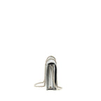 DIOR DIORAMA WALLET ON CHAIN METALLIC SILVER SHW