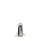 DIOR DIORAMA WALLET ON CHAIN METALLIC SILVER SHW