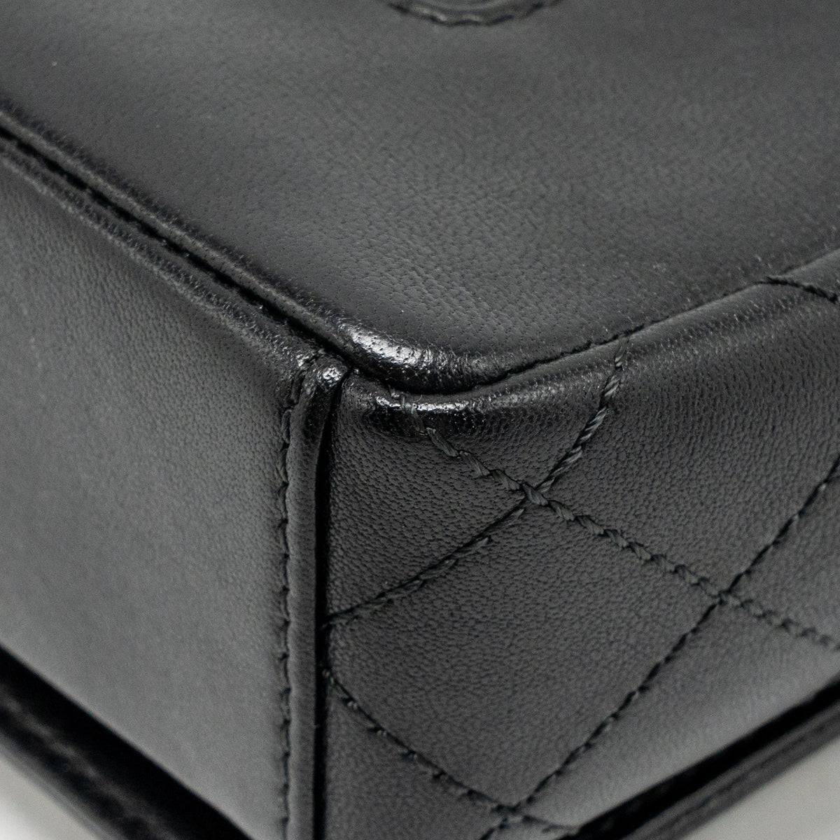 Chanel mademoiselle flap bag lambskin black SHW