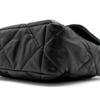 CHANEL MEDIUM 19 BAG LAMBSKIN BLACK MULTICOLOUR HARDWARE(MICROCHIP)