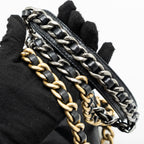 CHANEL SMALL 19 BAG GOATSKIN BLACK MULTICOLOUR HARDWARE