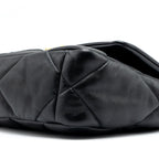 CHANEL SMALL 19 BAG LAMBSKIN BLACK MULTICOLOUR HARDWARE (MICROCHIP)