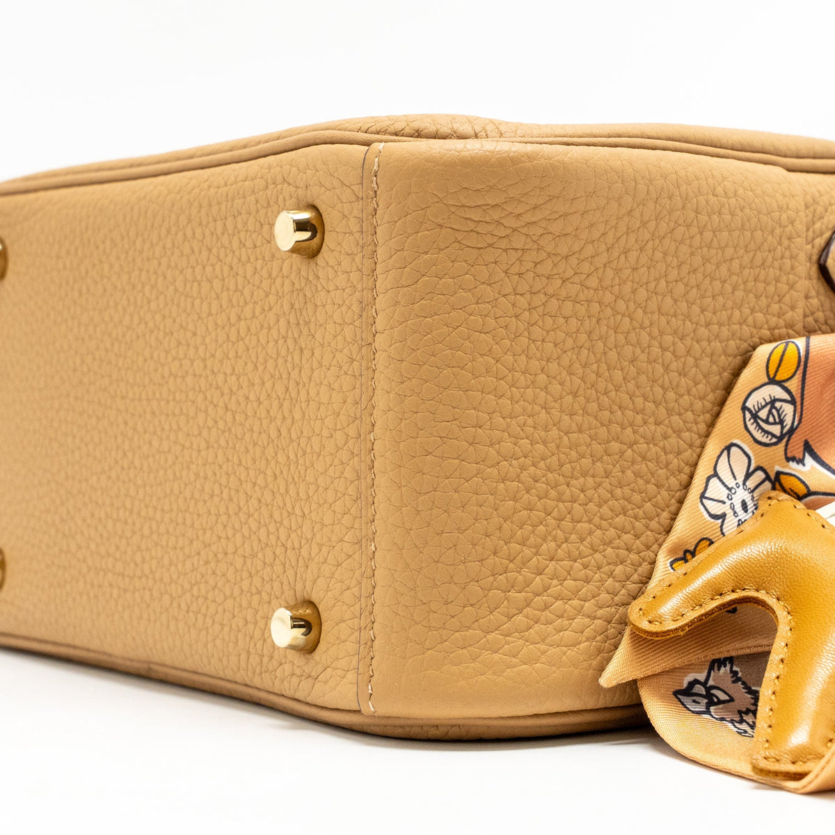 Hermes Mini Lindy Clemence Biscuit GHW with Rodeo and Twilly (Sell in A Set)