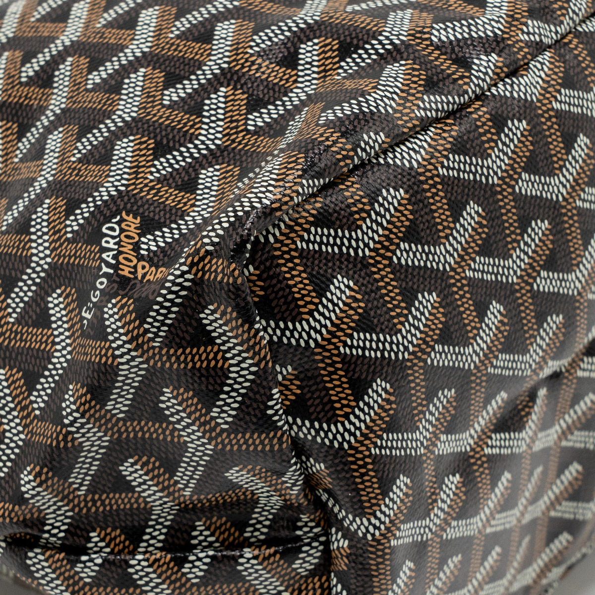 Goyard Saint Louis PM Bag Goyardine Canvas/Chevroches Calfskin black SHW