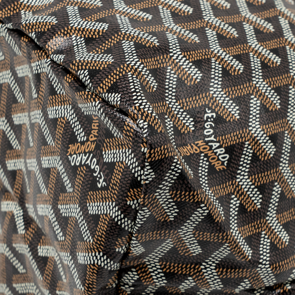 Goyard Saint Louis PM Bag Goyardine Canvas/Chevroches Calfskin black SHW