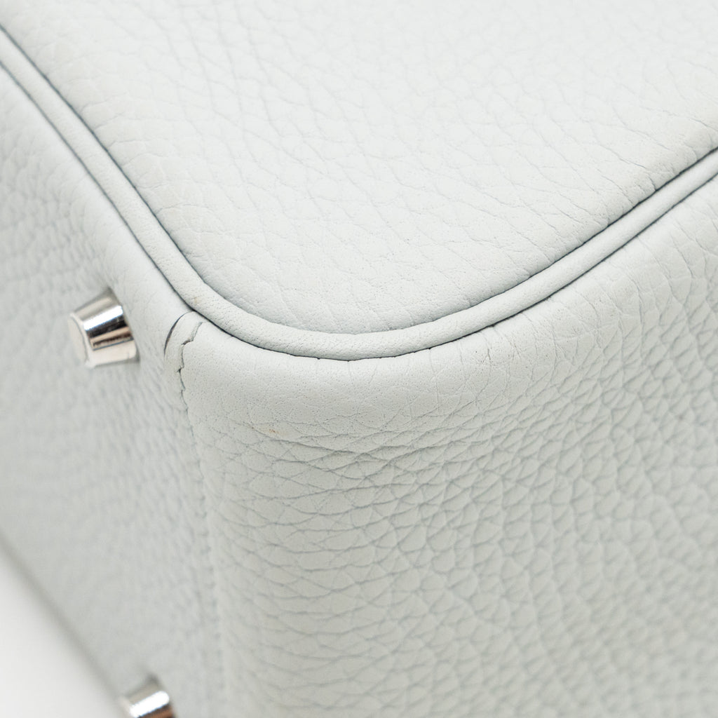 Hermes Mini Lindy clemence blue pale SHW