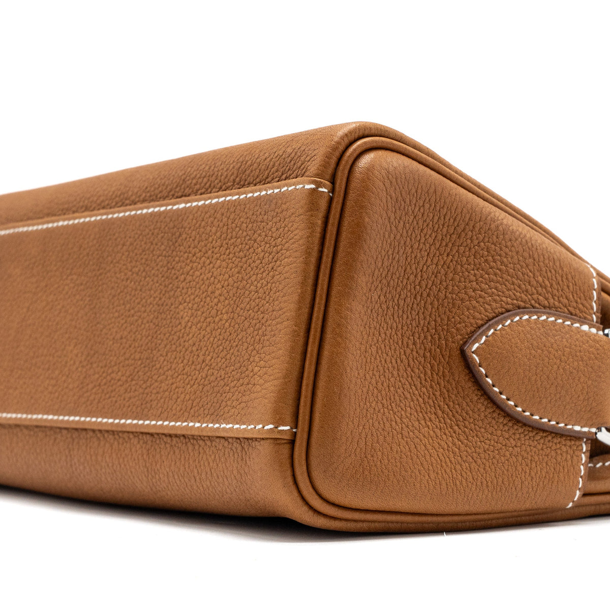Hermes Kelly Messanger PM bag Barenia Faubourg leather 34 Fauve SHW