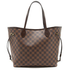 LOUIS VUITTON NEVERFULL MM DAMIER EBENE CANVAS /ROSE BALLERINE