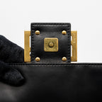 FENDI LARGE BAGUETTE BAG NAPPA BLACK GHW