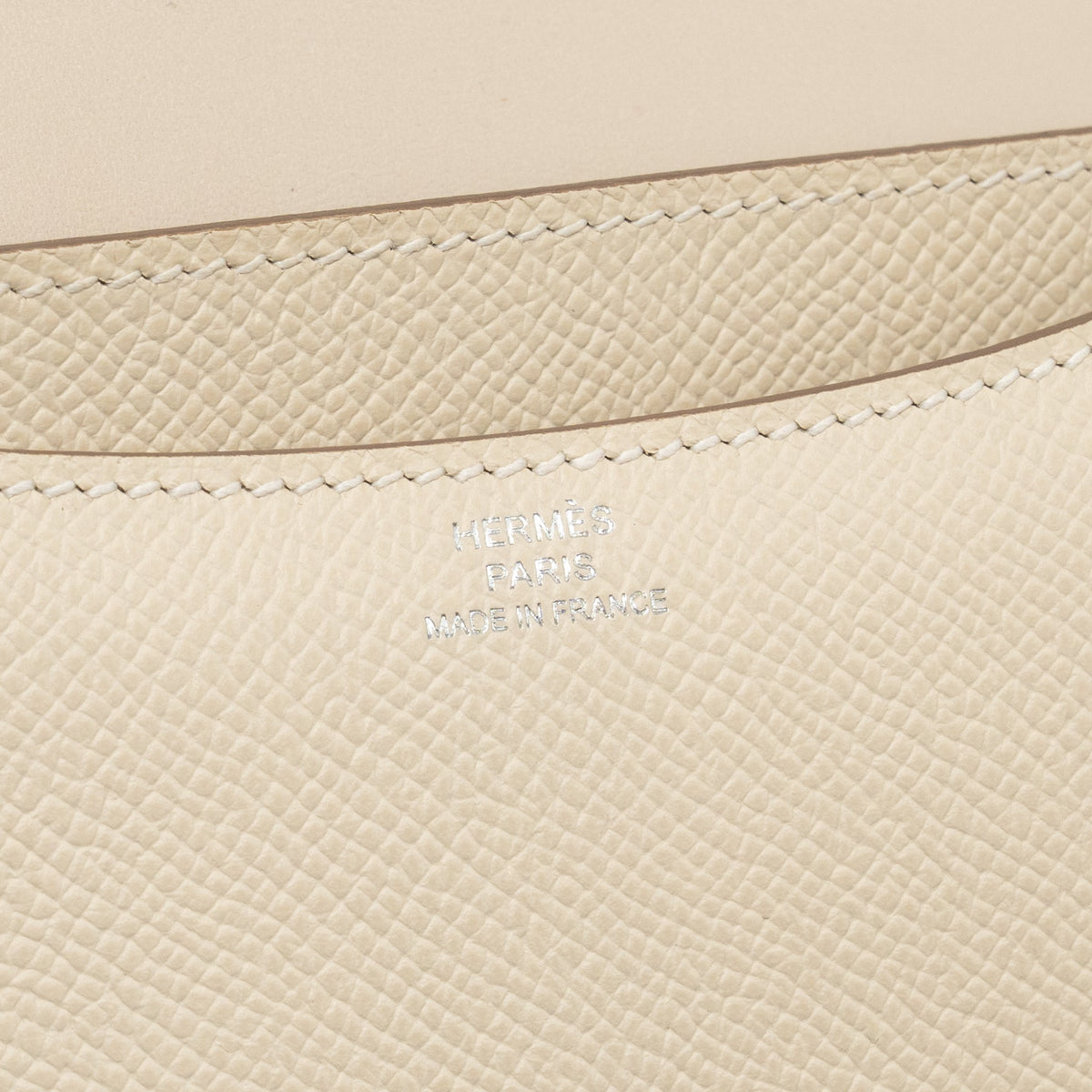 Hermes Mini Constance epsom craie SHW