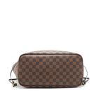 LOUIS VUITTON NEVERFULL MM DAMIER EBENE CANVAS /ROSE BALLERINE