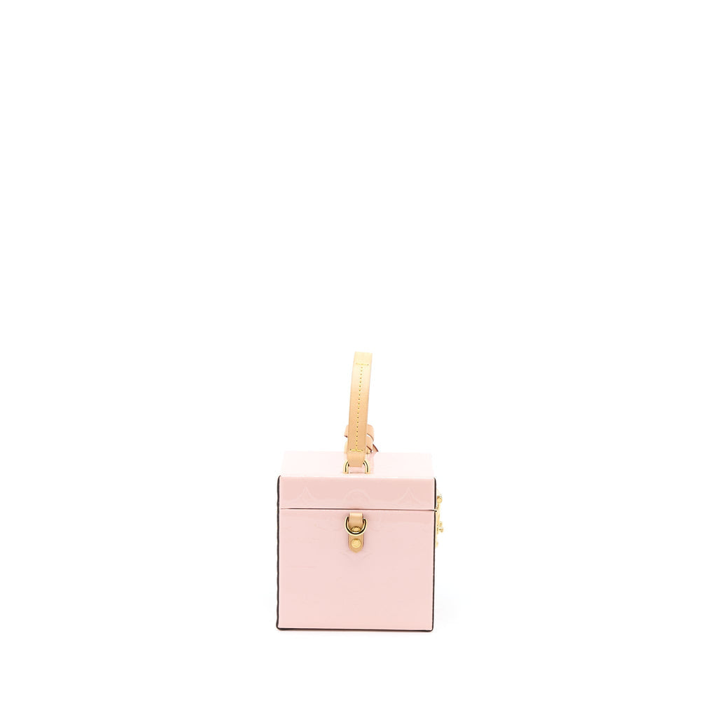 LOUIS VUITTON BLEECKER BOX BAG VERNIS PINK GHW