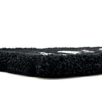 BALENCIAGA ZIP POUCH CLUTCH SHEARLING BLACK/ WHITE SHW