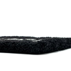 BALENCIAGA ZIP POUCH CLUTCH SHEARLING BLACK/ WHITE SHW