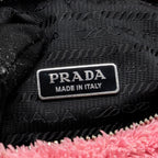 PRADA RE-EDITION 2000 TERRY MINI BAG PINK SHW