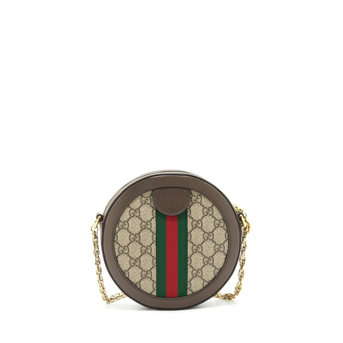 GUCCI OPHIDIA CROSSBODY ROUND BAG GHW