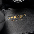 CHANEL SMALL 25 BAG CAVIAR BLACK GHW (MICROCHIP)