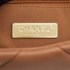 CHANEL 21P CARAMEL SMALL 19 FLAP BAG GHW