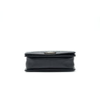 CHANEL MEDIUM BOY CHANEL HANDBAG CAVIAR BLACK SHW