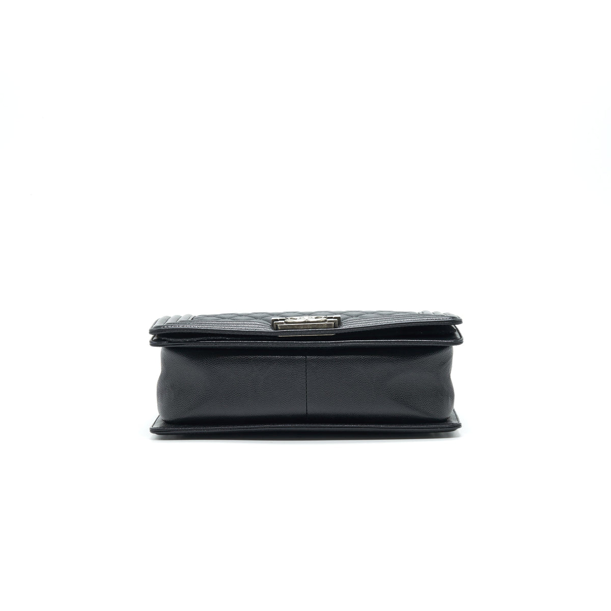 CHANEL MEDIUM BOY CHANEL HANDBAG CAVIAR BLACK SHW