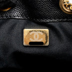 CHANEL SMALL 25 BAG CAVIAR BLACK GHW (MICROCHIP)