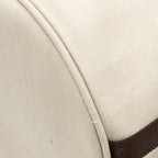 Hermes Sac De Pansage Toile Grooming Bucket Bag Canvas Craie/Gold SHW