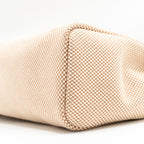 HERMES HERBAG 31 ZIP BAG TOILE CRISS VIKING/VACHE HUNTER LEATHER ECRU-BEIGE-NATURE/NATURE SHW