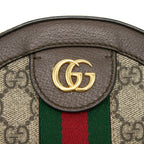 GUCCI OPHIDIA CROSSBODY ROUND BAG GHW