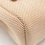 HERMES HERBAG 31 ZIP BAG TOILE CRISS VIKING/VACHE HUNTER LEATHER ECRU-BEIGE-NATURE/NATURE SHW