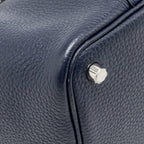 Hermes Picotin 18 Lock Bag Clemence Blue Nuit SHW