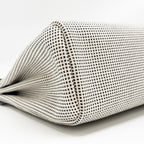 HERMES HERBAG 31 ZIP BAG QUADRILLE VIKING CANVAS/HUNTER LEATHER ECRU-BLANC/BLACK GHW