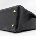 Hermes Kelly 32 Togo Black GHW